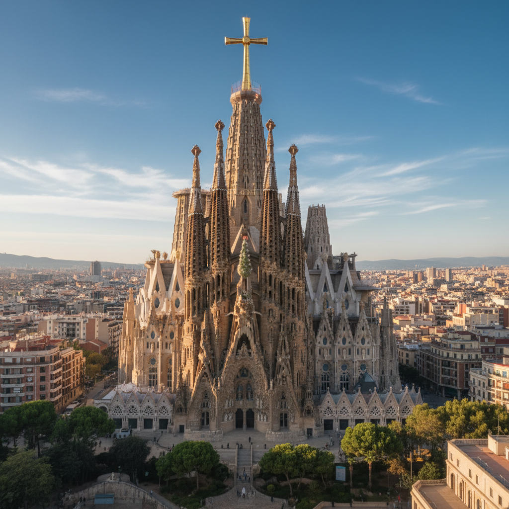 Sagrada Familia altura máxima