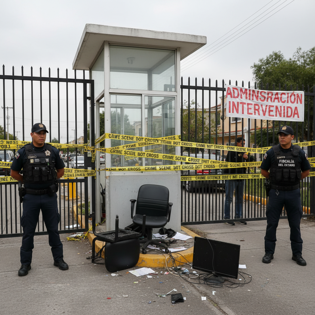 Detenidos despojo violento