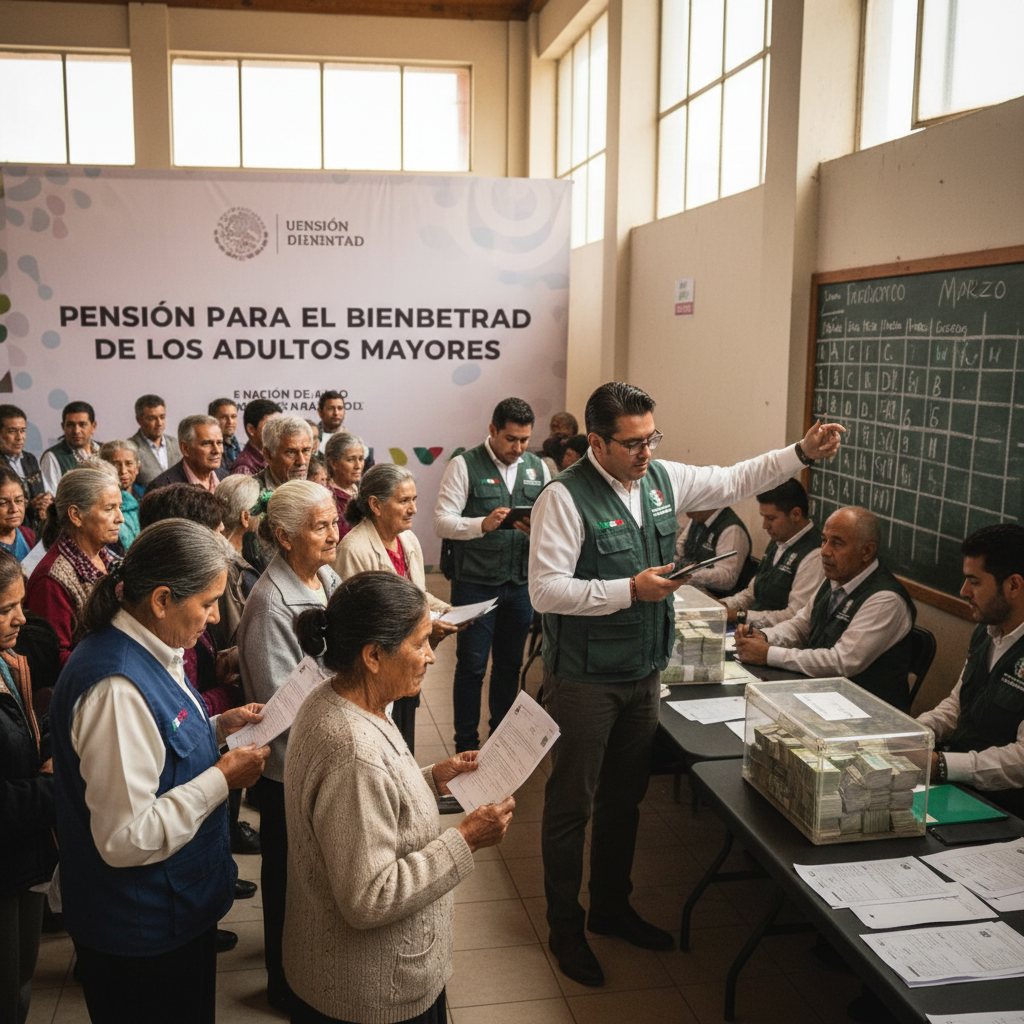 Pensión Bienestar Marzo, Adultos Mayores