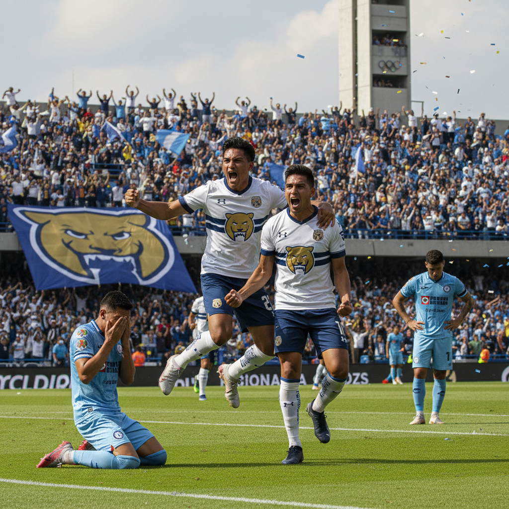 Pumas Cruz Azul Empate