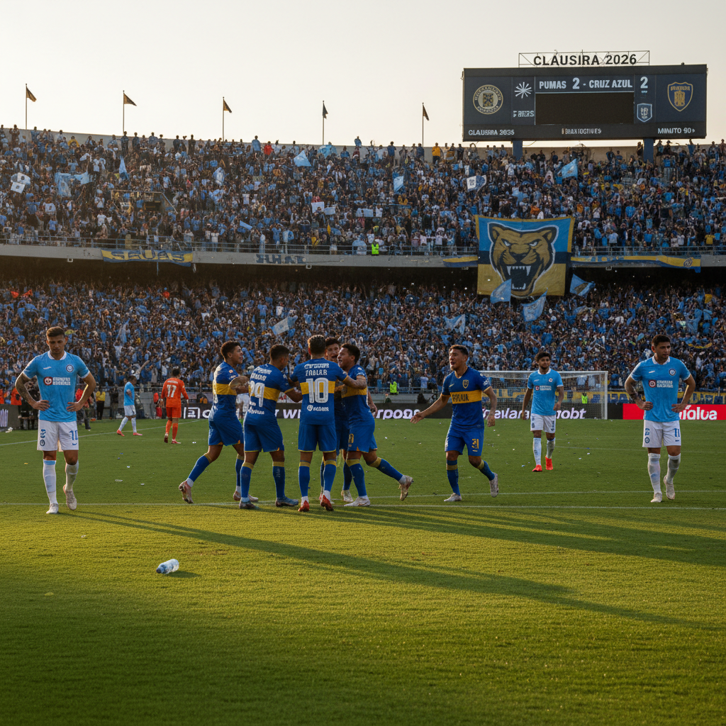 Pumas Cruz Azul Empate