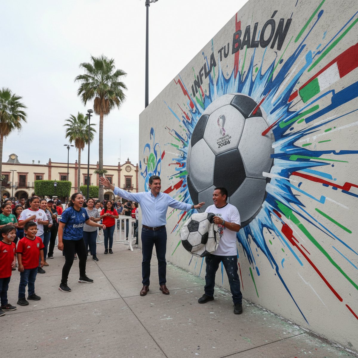 San Nicolás mural mundialista