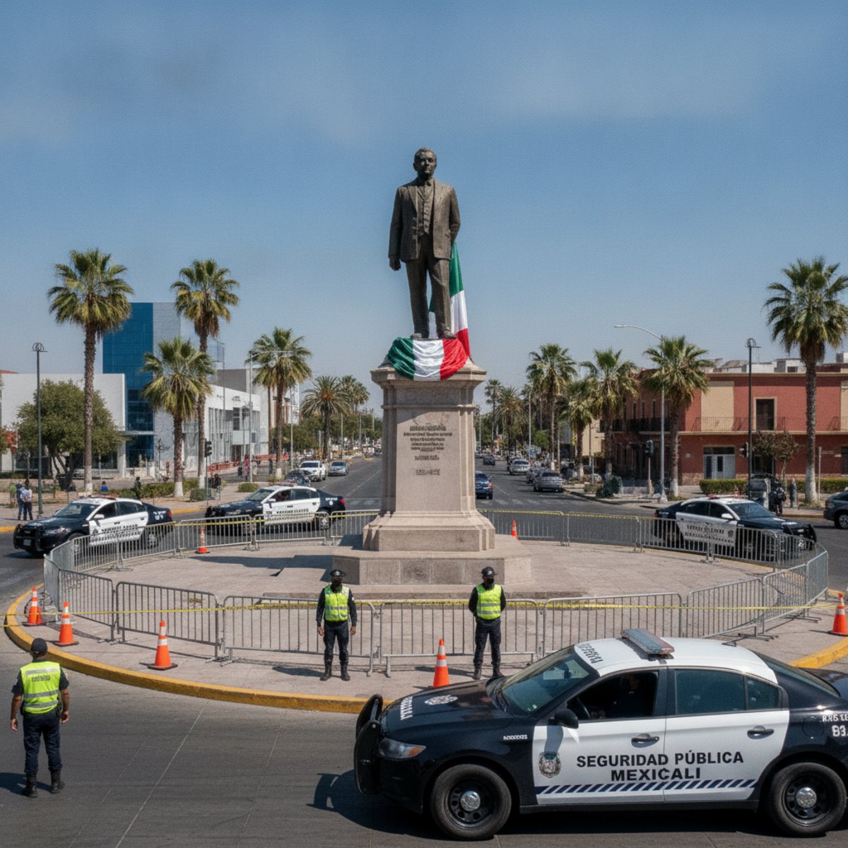 Cierres viales Mexicali