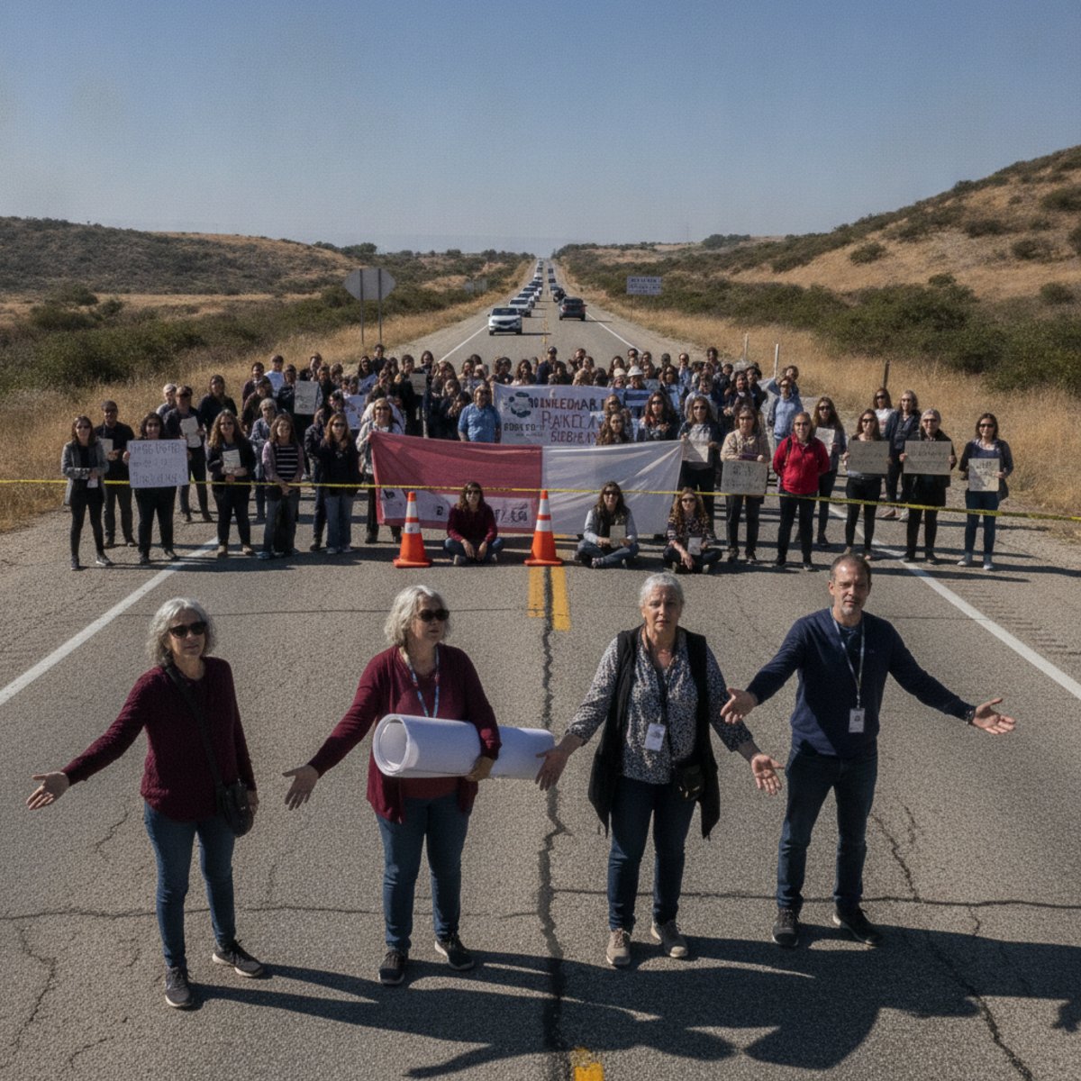 Bloqueo CNTE Tijuana-Tecate