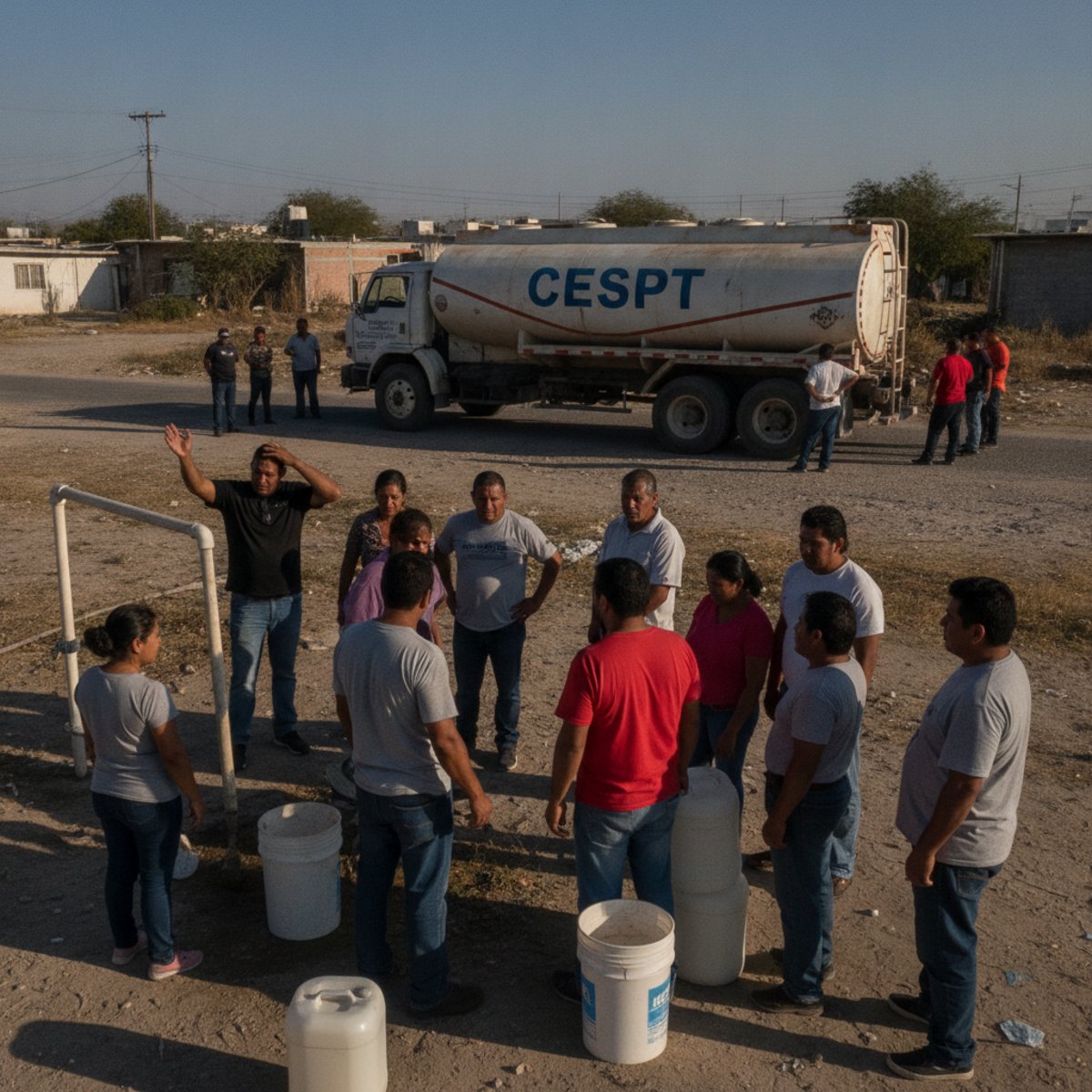 Falta agua colonias CESPT