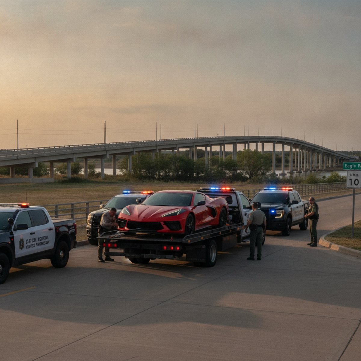 Corvette robado Eagle Pass