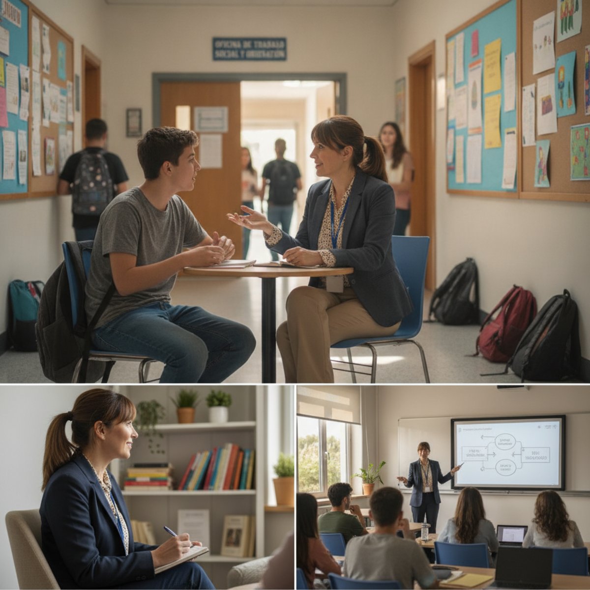 trabajadora educación experiencia
