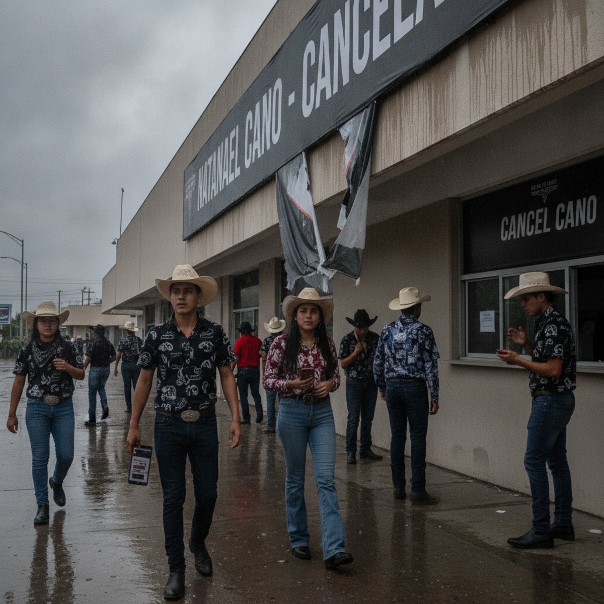 Natanael Cano Saltillo cancelado