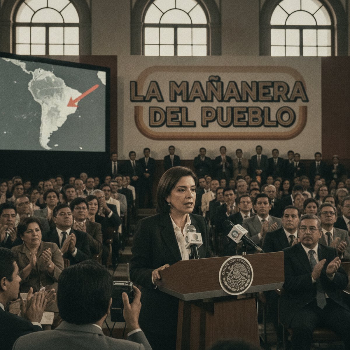 Sheinbaum postura derecha